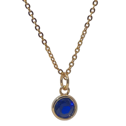 Warm Fortune Zodiac Pendant Necklace for Women,Cubic Zirconia,18K Gold Plated Sterling Silver, 18 inch + 2inch Chain