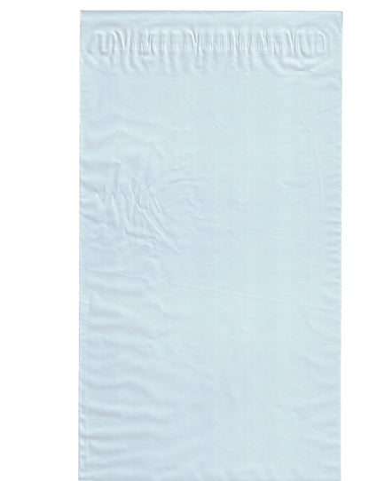 Warm Fortune Poly Mailer, Sets of 100 (White/Gray) - Self Sealing Mailing Bag Strong & Opaque / 12.5”x15” (12.5"x15", 5, Set)