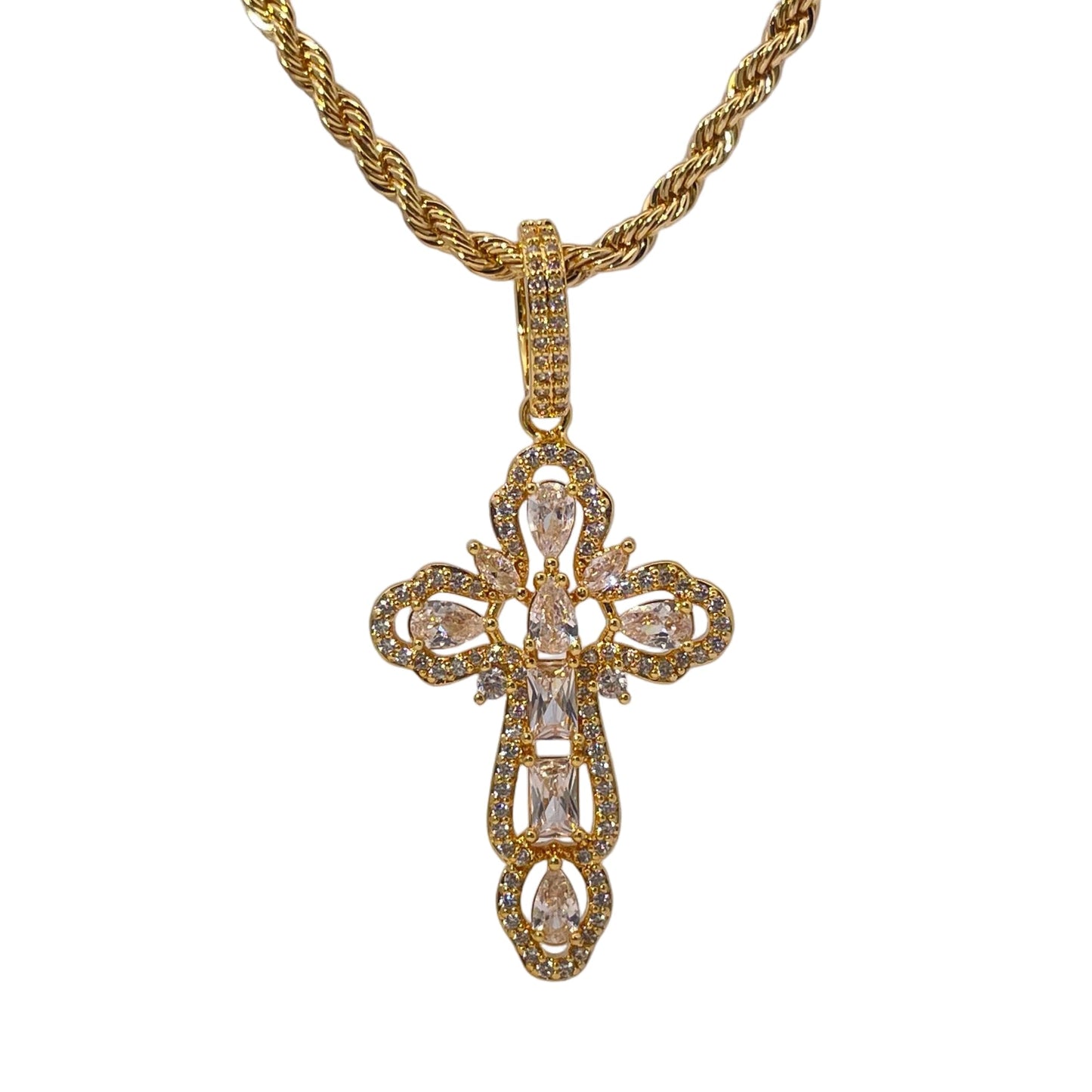 Warm Fortune Hip Hop Pendant Necklace for Women Me,Gold Plated Cubic Zirconia,18+2inch Chain,Street Style Fashion Jewelry