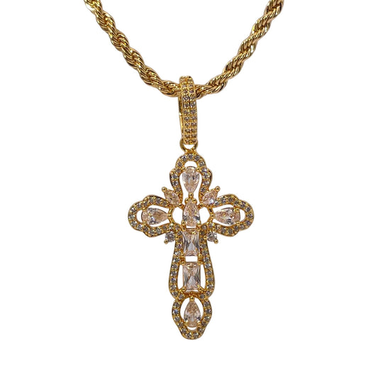 Warm Fortune Hip Hop Pendant Necklace for Women Me,Gold Plated Cubic Zirconia,18+2inch Chain,Street Style Fashion Jewelry