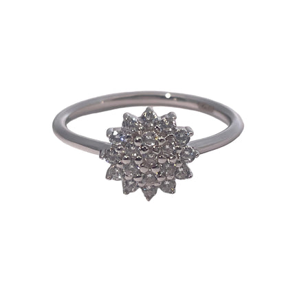 Warm Fortune Engagement Ring for Women,925 Sterling Silver with 18K Gold Plated Anniversary Ring,Gift for Her Promise Ring