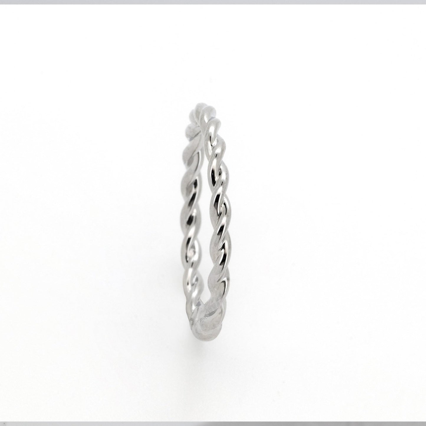 Warm Fortune Twisted Rope Stackable Ring for Women, 18K Gold Plated Thin Braided Band, Dainty Minimalist Eternity Ring, Everyday & Layering Jewelry, Size 5-8