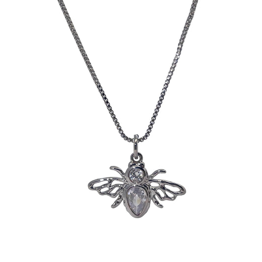 Warm Fortune Cubic Zirconia Christmas Tree Pendant Necklace for Women,18K White Gold Plated,Christmas Jewelry Gifts,18 inch + 2inch Chain