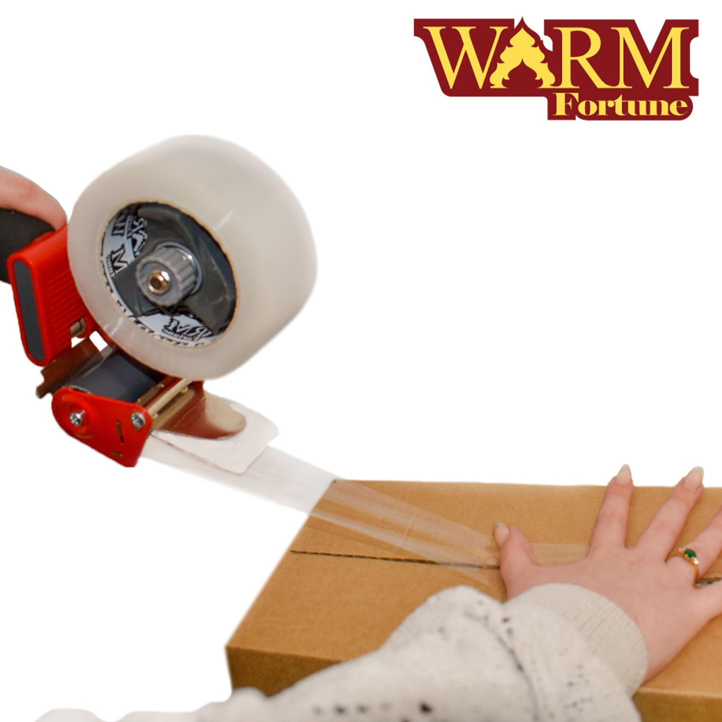 Carton Sealing Clear Packing Tape Box Shipping (6 Rolls) /  2”x55YD, 2.4mil