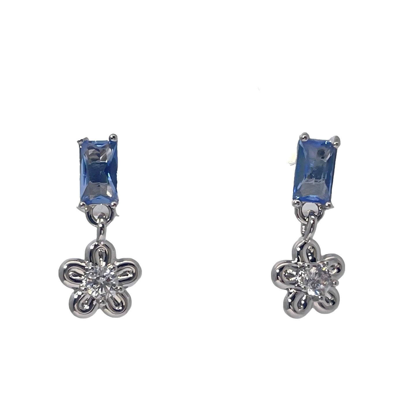 Warm Fortune 18K Gold Plated Star Cubic Zirconia Drop Earrings for Women Hypoallergenic - Valentine's Day, Mother's Day, Birthday Gift for Her