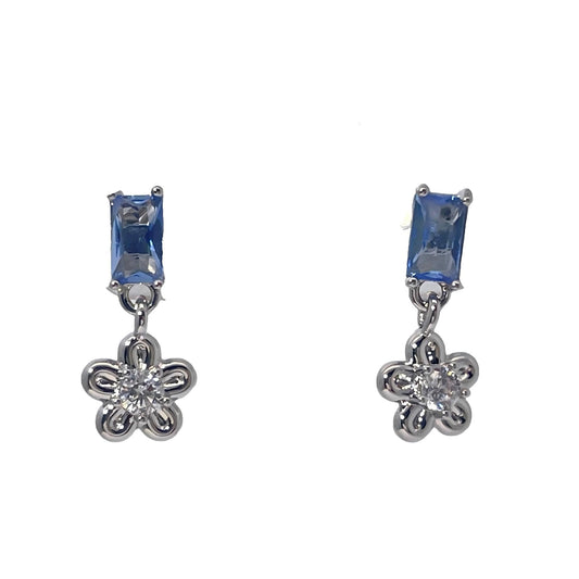 Warm Fortune 18K Gold Plated Star Cubic Zirconia Drop Earrings for Women Hypoallergenic - Valentine's Day, Mother's Day, Birthday Gift for Her