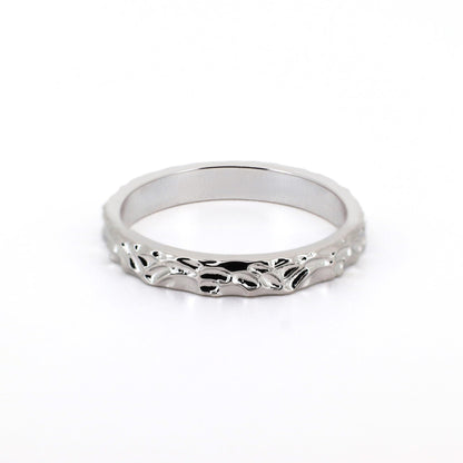 Warm Fortune Full Eternity Stackable Ring, 18K Gold Plated CZ Wedding Band, Available in Multiple ,Size 6-9