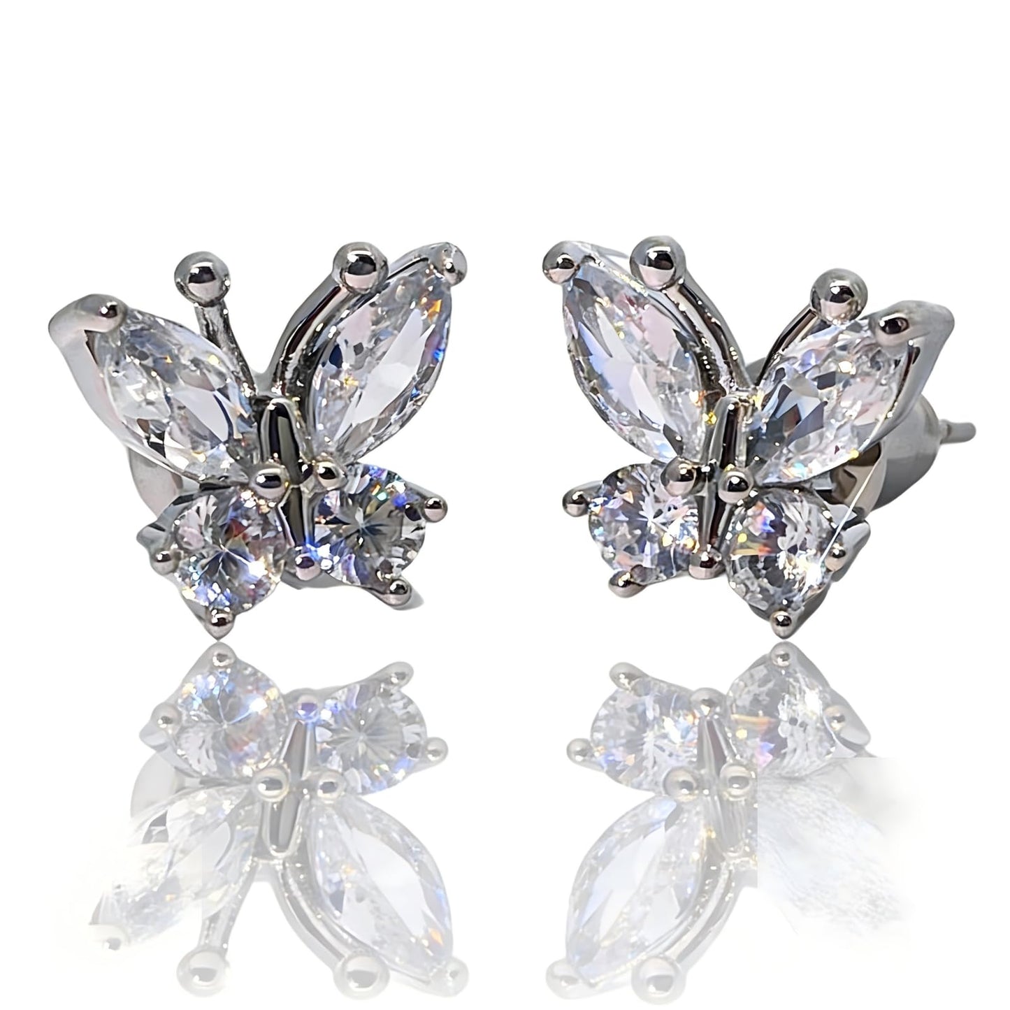 Warm Fortune Cubic Zirconia Drop Earrings for Women,Gold Plated,Gift for Her,Hypoallergenic