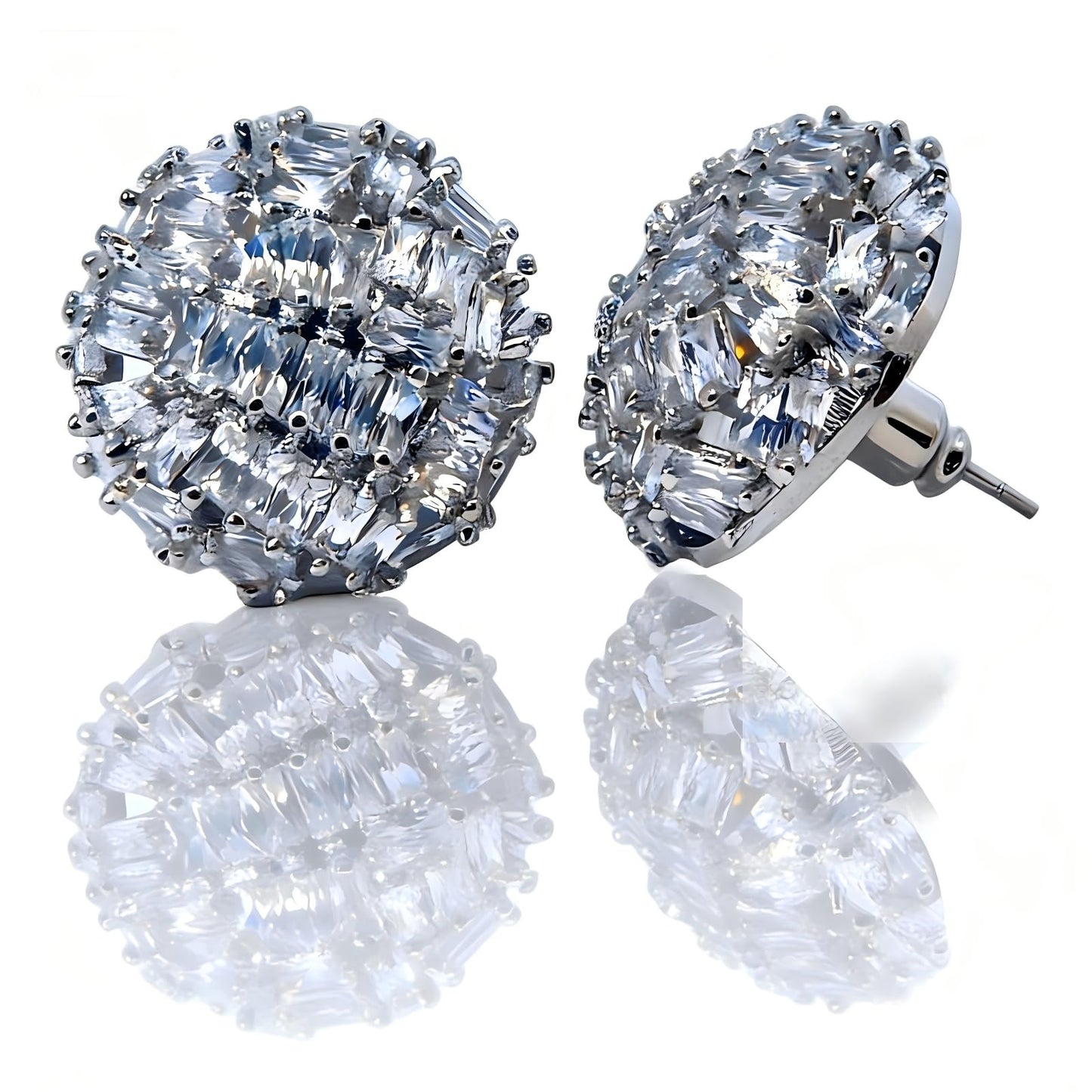 Warm Fortune Cubic Zirconia Drop Earrings for Women,Gold Plated,Gift for Her,Hypoallergenic