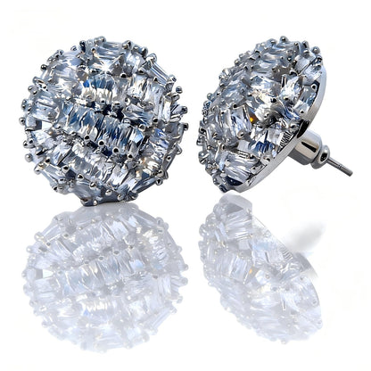 Warm Fortune Cubic Zirconia Drop Earrings for Women,Gold Plated,Gift for Her,Hypoallergenic