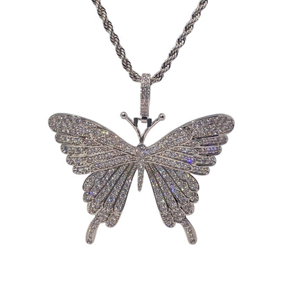 Warm Fortune Hip Hop Pendant Necklace for Women Me,Gold Plated Cubic Zirconia,18+2inch Chain,Street Style Fashion Jewelry