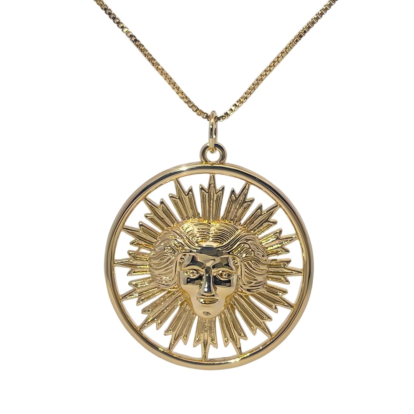 Warm Fortune Hip Hop Pendant Necklace for Women Me,Gold Plated,18+2inch Chain,Street Style Fashion Jewelry