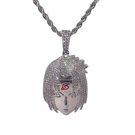 Warm Fortune Hip Hop Pendant Necklace for Women Men,Gold Plated Cubic Zirconia,18+2inch Chain,Street Style Fashion Jewelry