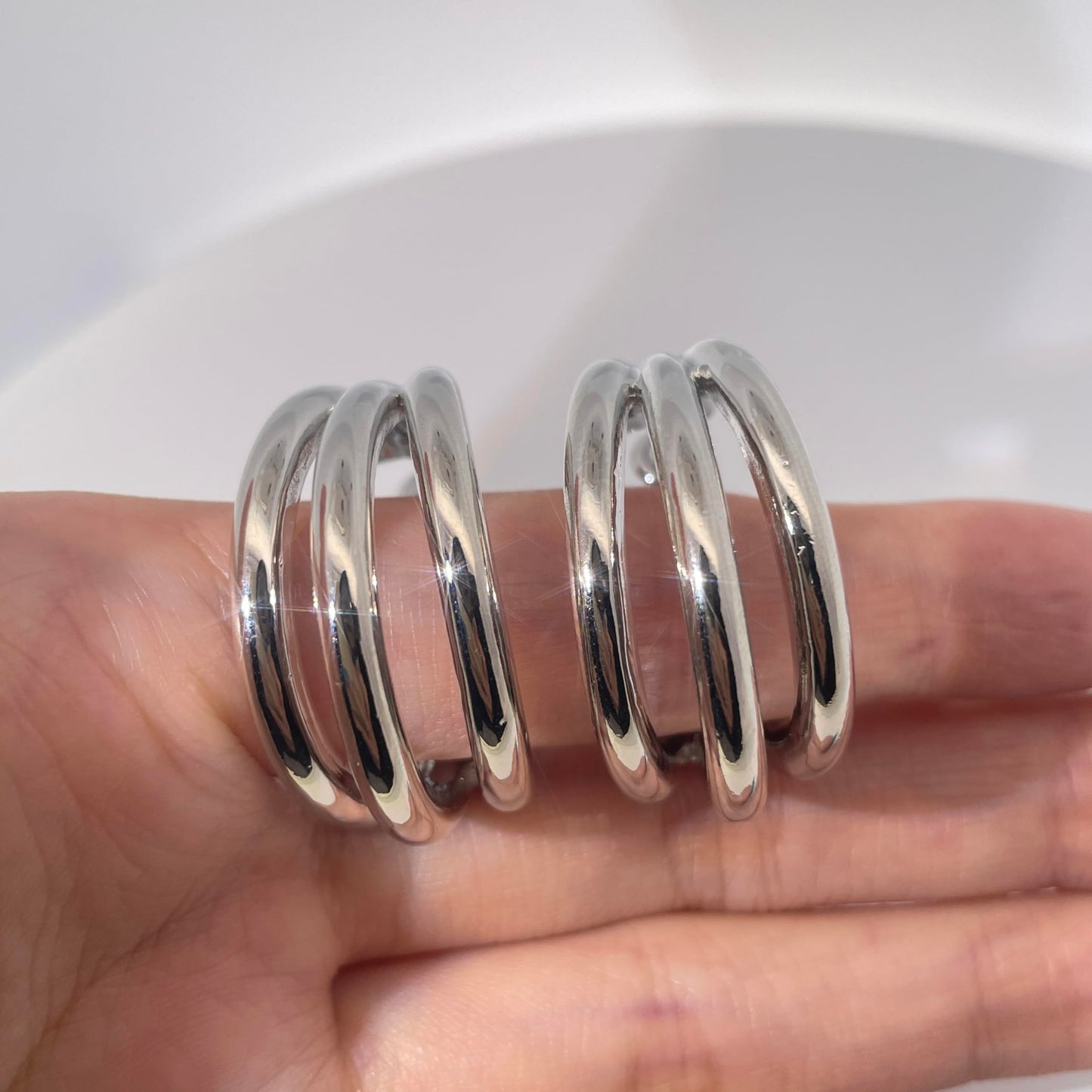 Warm Fortune 18K Gold Plated Hoop Earrings for Women Hypoallergenic - Valentine's Day, Mother's Day, Birthday Gift for Her