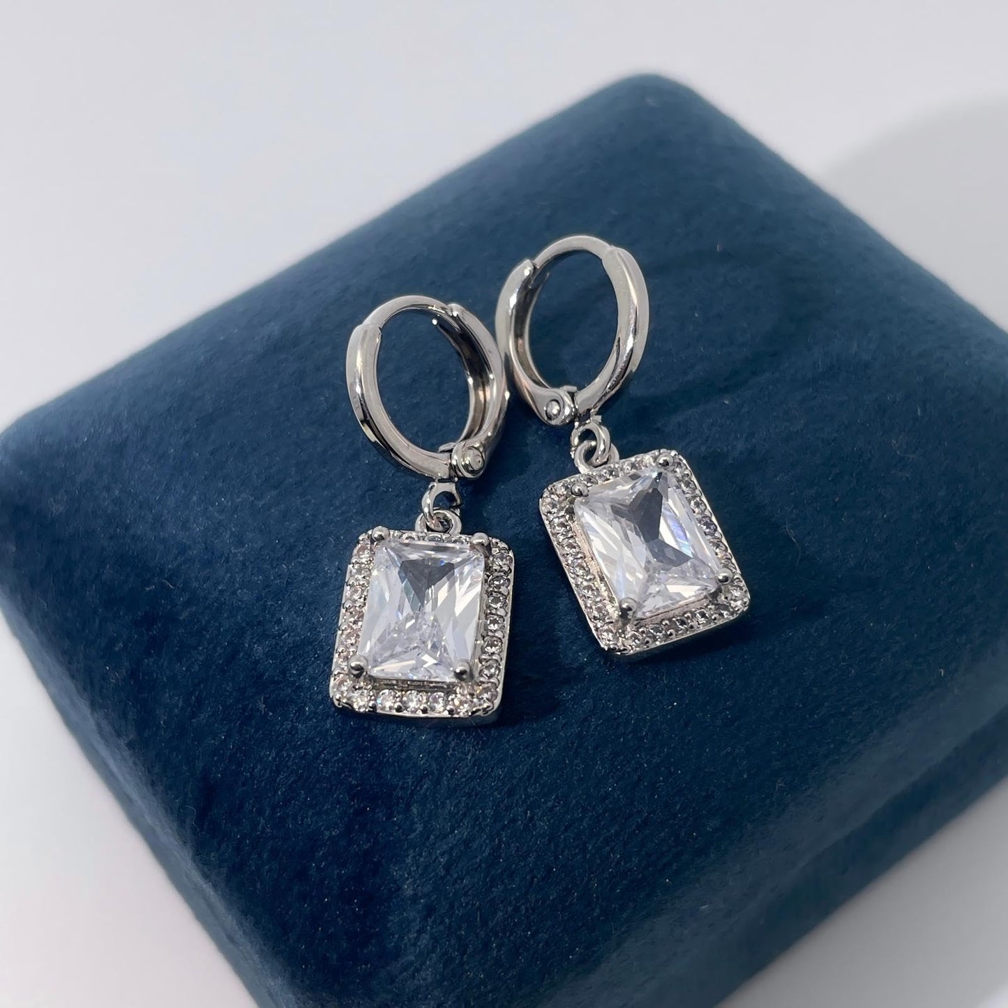 Warm Fortune Cubic Zirconia Drop Earrings for Women,Gold Plated,Gift for Her,Hypoallergenic