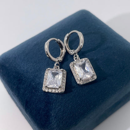 Warm Fortune Cubic Zirconia Drop Earrings for Women,Gold Plated,Gift for Her,Hypoallergenic