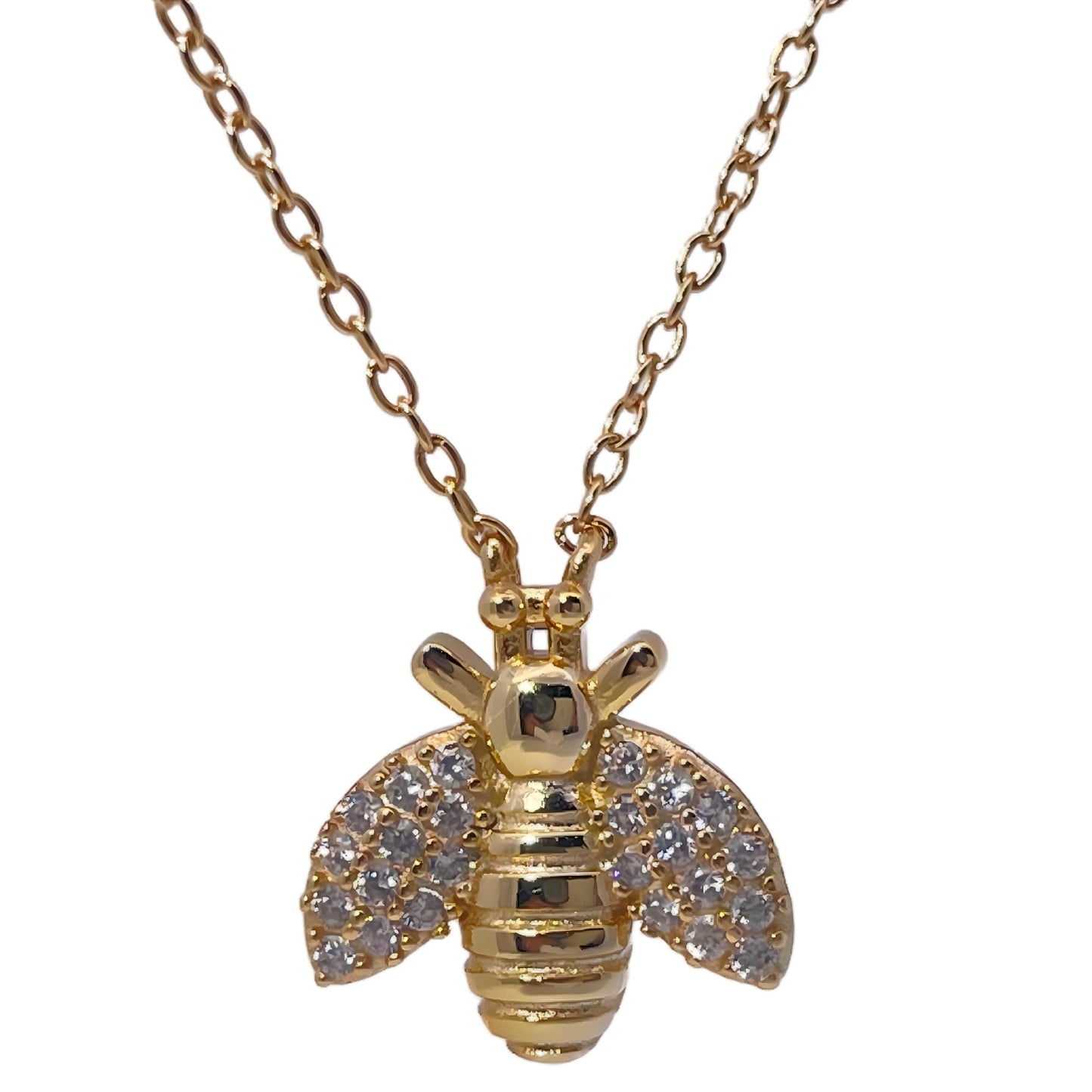 Warm Fortune Zodiac Pendant Necklace for Women,Cubic Zirconia,18K Gold Plated Sterling Silver, 18 inch + 2inch Chain