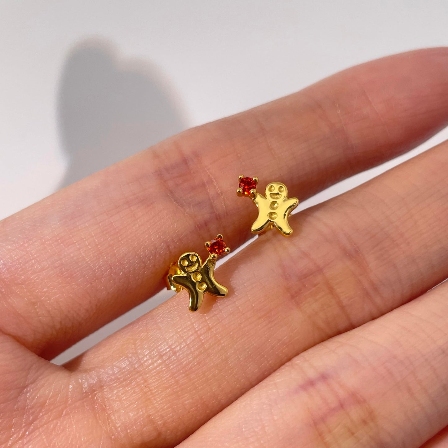 Warm Fortune Cubic Zirconia Stud Earrings for Women, 925 Sterling Silver with 18K White Gold Plated Hypoallergenic