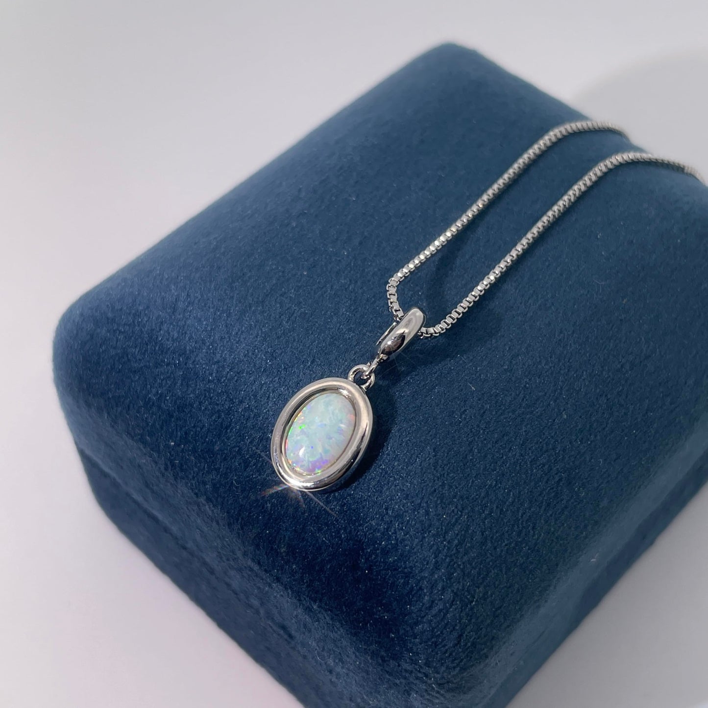 Warm Fortune Cubic Zirconia Pendant Necklace for Women,18K White Gold Plated,16 inch + 2inch Chain