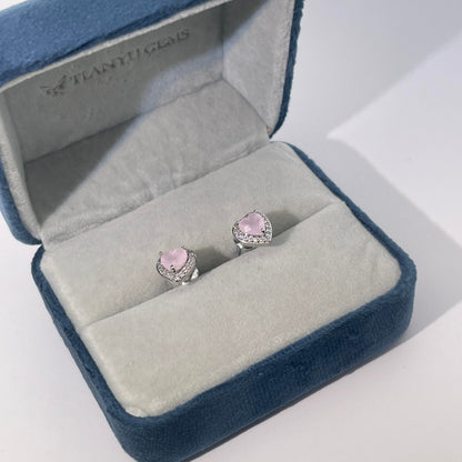 Warm Fortune 18K Gold Plated Bow & Round Shape Cubic Zirconia Stud Earrings for Women Hypoallergenic - Valentine's Day, Mother's Day, Birthday Gift for Her