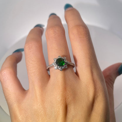 Warm Fortune Cubic Zirconia Engagement Ring for Women,18K Gold Plated Anniversary Ring,Gift for Her Promise Ring