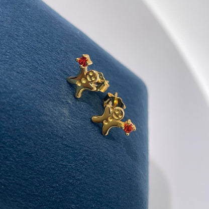 Warm Fortune Cubic Zirconia Stud Earrings for Women, 925 Sterling Silver with 18K White Gold Plated Hypoallergenic