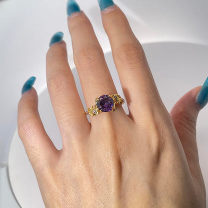 Warm Fortune Cubic Zirconia Promise Rings for Women,18K Gold Plated Anniversary Ring,Gift for Her Wedding Bands Rings