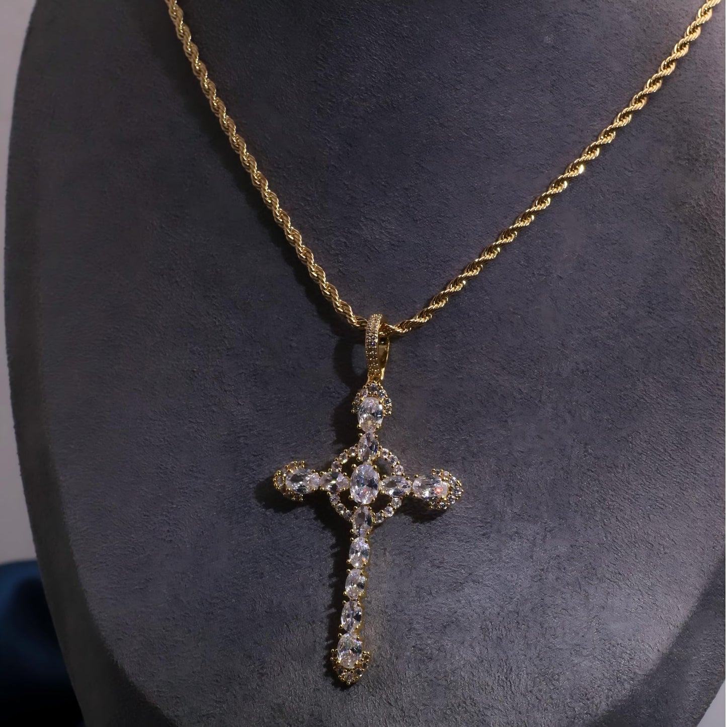 Warm Fortune Hip Hop Pendant Necklace for Women Me,Gold Plated Cubic Zirconia,18+2inch Chain,Street Style Fashion Jewelry