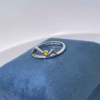 Warm Fortune Cubic Zirconia Promise Rings for Women,18K Gold Plated Anniversary Ring,Gift for Her Wedding Bands Rings ,Adjustable