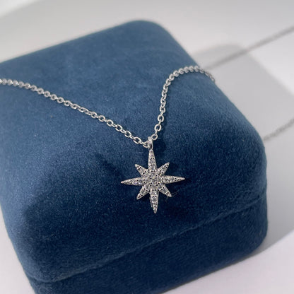 Warm Fortune Cubic Zirconia Pendant Necklace for Women,18K Gold Plated Sterling Silver, 16 inch + 2inch Chain