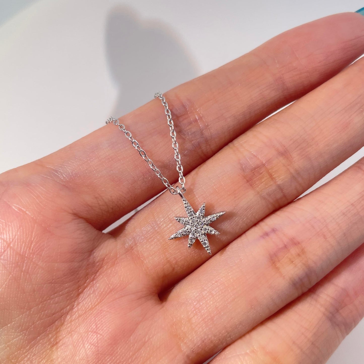 Warm Fortune Cubic Zirconia Pendant Necklace for Women,18K Gold Plated Sterling Silver, 16 inch + 2inch Chain