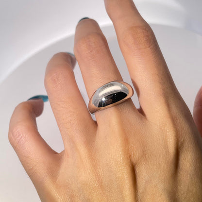 Warm Fortune Gold Plated Band Ring,Hip Hop Street Style For Man or Women Fashion Jewelry