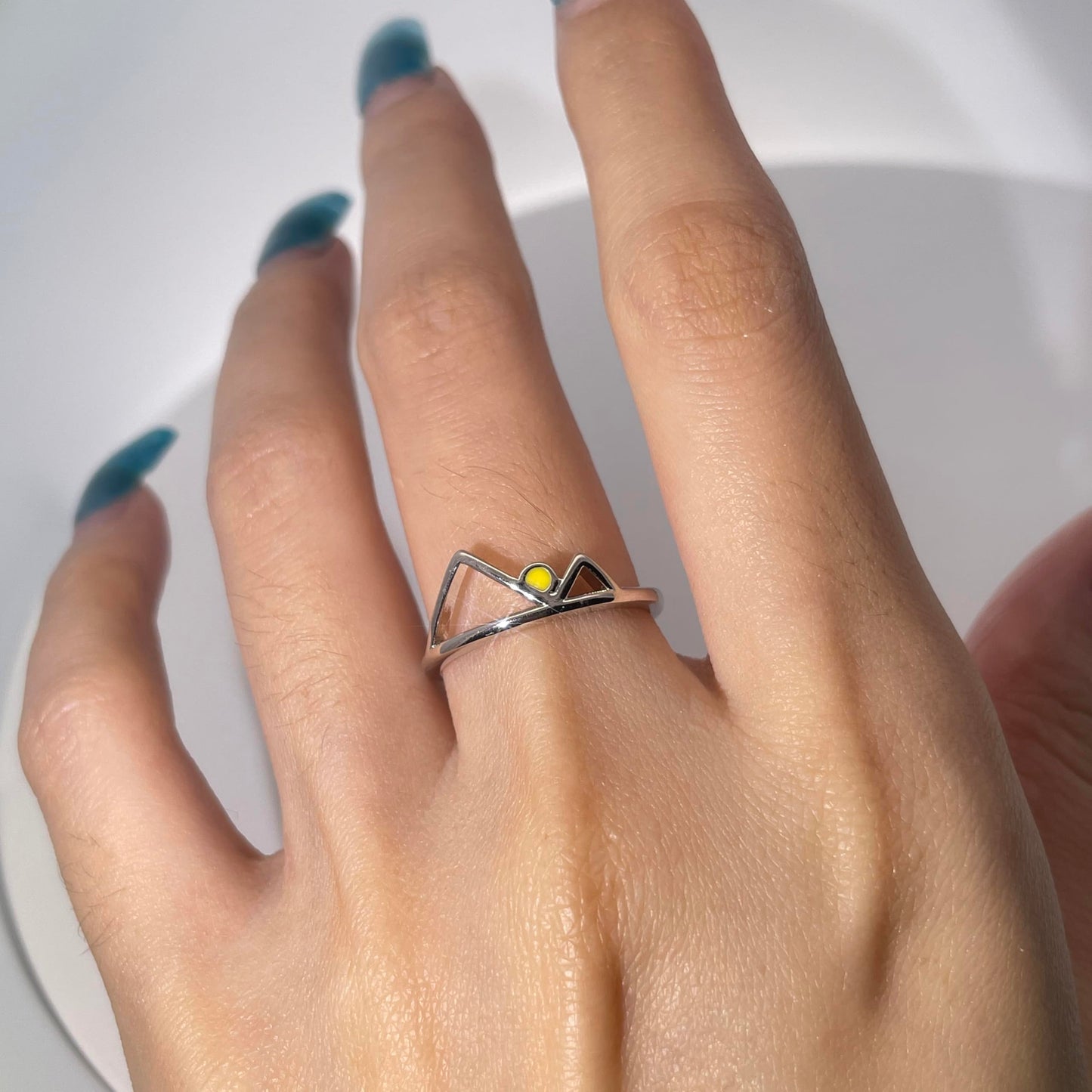 Warm Fortune Cubic Zirconia Promise Rings for Women,18K Gold Plated Anniversary Ring,Gift for Her Wedding Bands Rings ,Adjustable