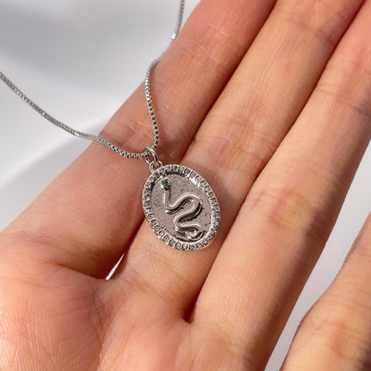 Warm Fortune Cubic Zirconia Pendant Necklace for Women,18K White Gold Plated,18 inch + 2inch Chain