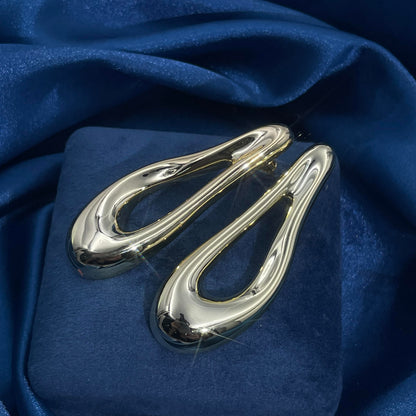 Warm Fortune 18K Gold Plated Chic Teardrop Drop Earrings for Women Hypoallergenic - Valentine's Day, Mother's Day, Birthday Gift for Her