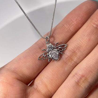 Warm Fortune Cubic Zirconia Christmas Tree Pendant Necklace for Women,18K White Gold Plated,Christmas Jewelry Gifts,18 inch + 2inch Chain