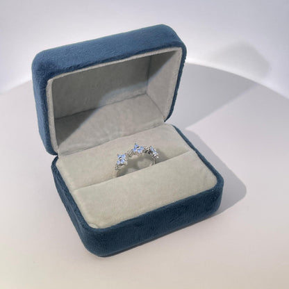 Warm Fortune Promise Ring for Women,Gold Plated Anniversary Ring,Gift for Her Engagement Ring,Adjustable