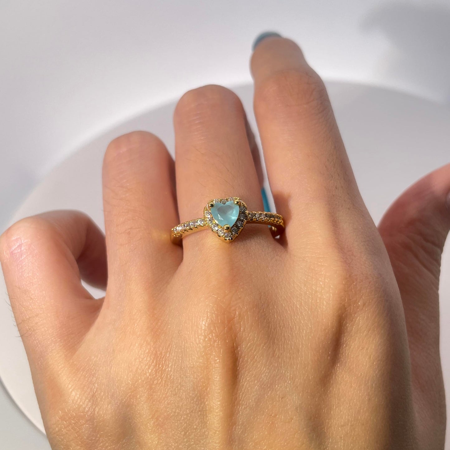 Warm Fortune Cubic Zirconia Engagement Ring for Women,18K Gold Plated Anniversary Ring,Gift for Her Promise Ring