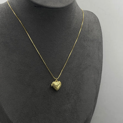 Warm Fortune Cubic Zirconia Pendant Necklace for Women,18K Gold Plated,18 inch + 2inch Chain