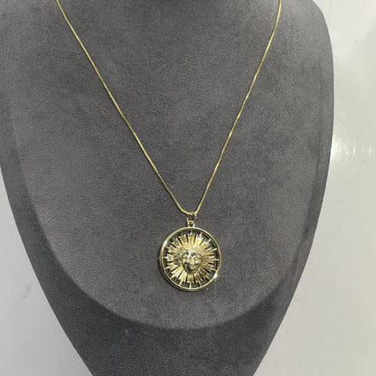 Warm Fortune Hip Hop Pendant Necklace for Women Me,Gold Plated,18+2inch Chain,Street Style Fashion Jewelry