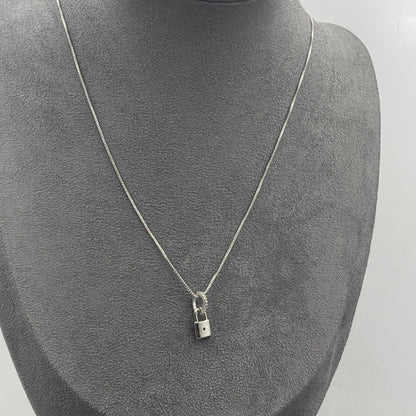 Warm Fortune Cubic Zirconia Pendant Necklace for Women,18K White Gold Plated,16 inch + 2inch Chain