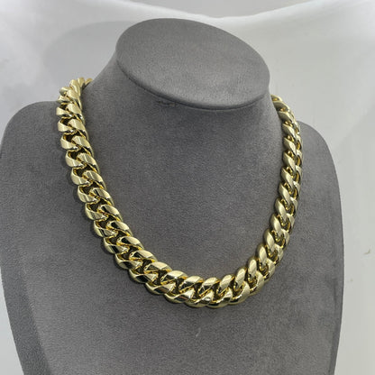 Warm Fortune Cuban Link Chain Necklace,24 Inch Gold Plated Cubic Zirconia, Hip Hop Jewelry for Men Women,Hip Hop Street Style Fashion Jewelry