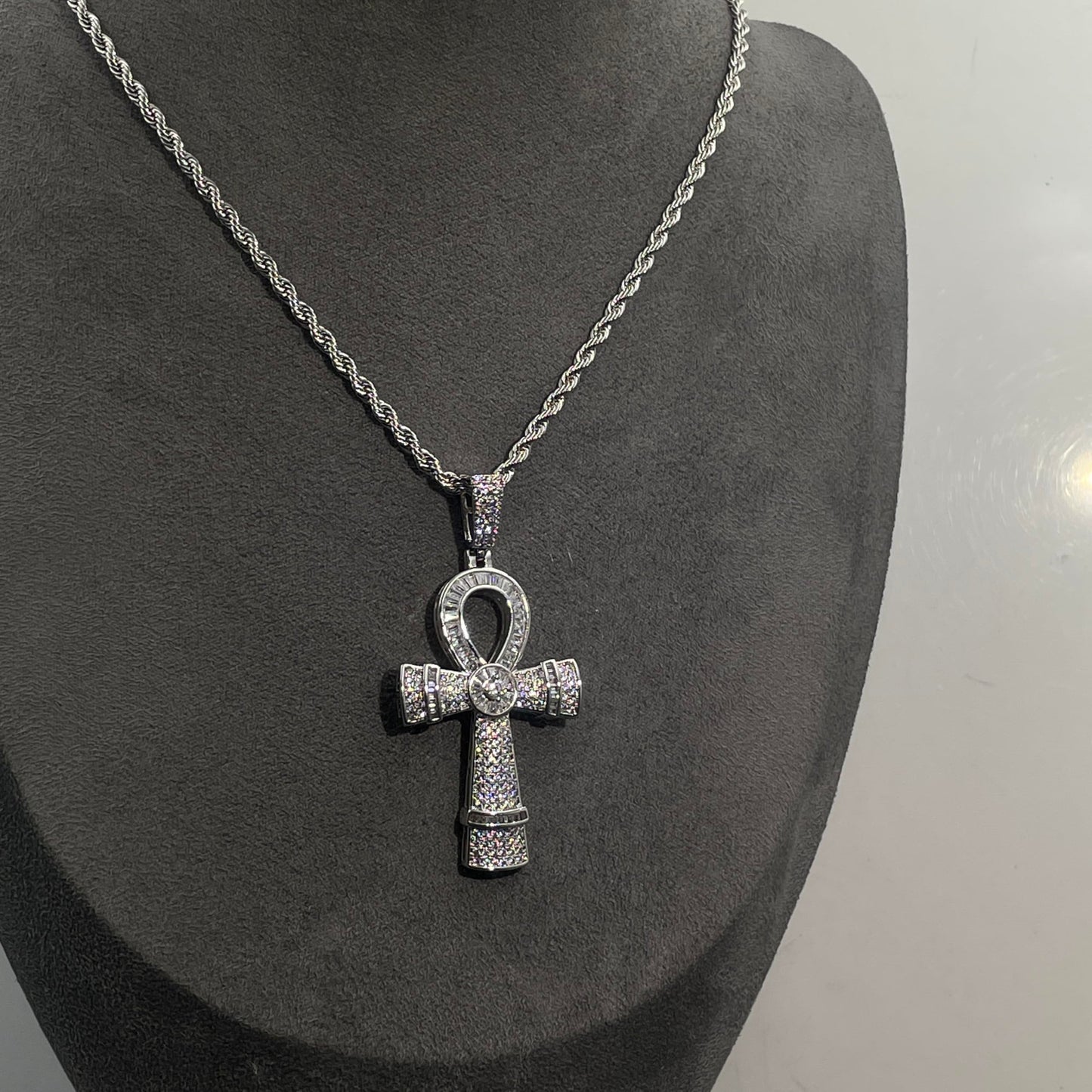 Warm Fortune Hip Hop Pendant Necklace for Women Men,Gold Plated Cubic Zirconia,18+2inch Chain,Street Style Fashion Jewelry