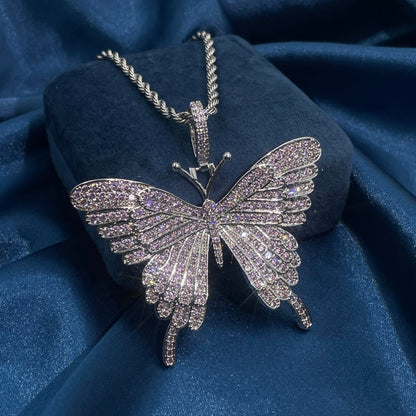 Warm Fortune Hip Hop Pendant Necklace for Women Me,Gold Plated Cubic Zirconia,18+2inch Chain,Street Style Fashion Jewelry