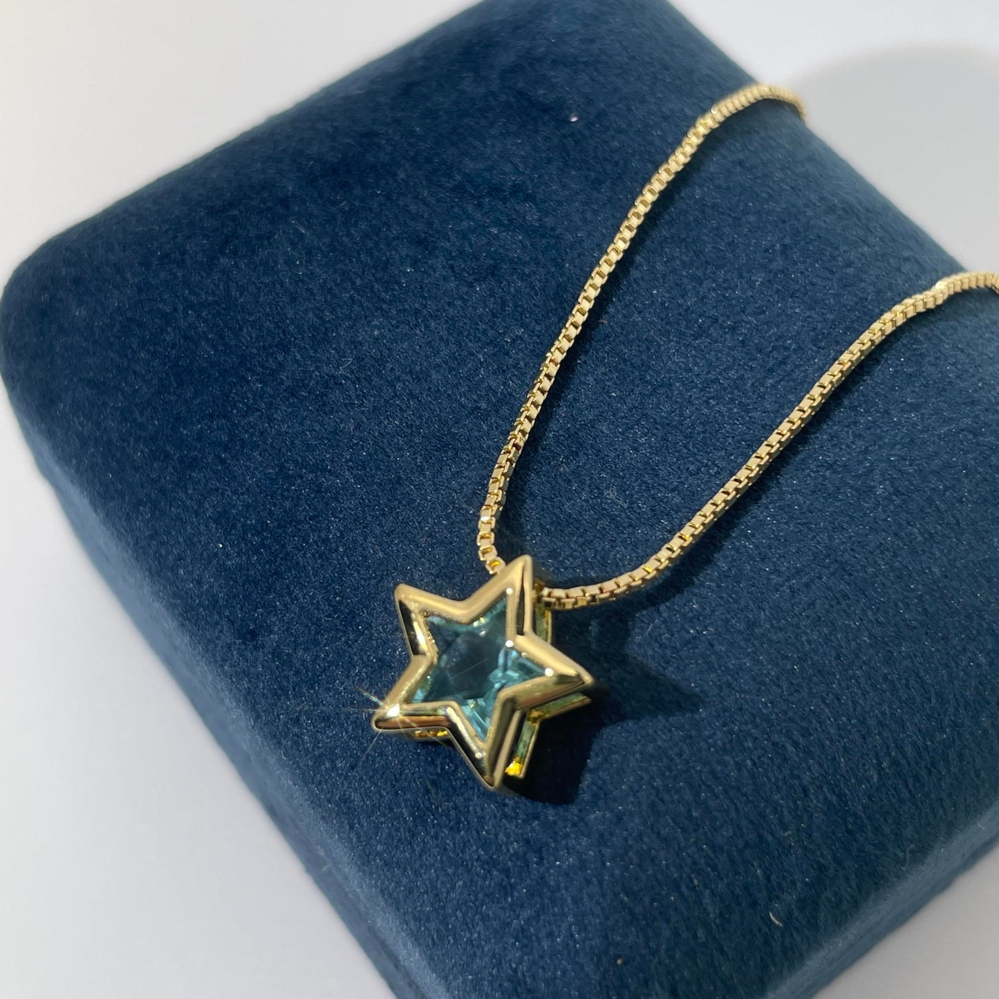 Warm Fortune Cubic Zirconia Pendant Necklace for Women,18K Gold Plated,16 inch + 2inch Chain