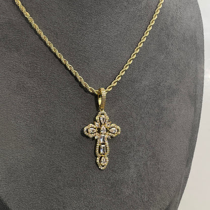 Warm Fortune Hip Hop Pendant Necklace for Women Me,Gold Plated Cubic Zirconia,18+2inch Chain,Street Style Fashion Jewelry