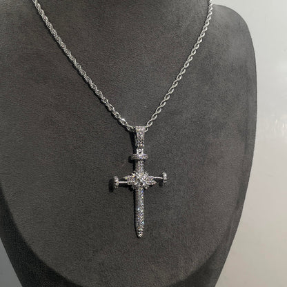 Warm Fortune Hip Hop Pendant Necklace for Women Me,Gold Plated Cubic Zirconia,18+2inch Chain,Street Style Fashion Jewelry