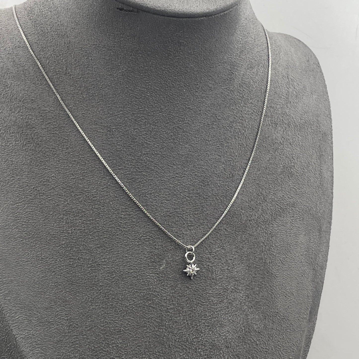 Warm Fortune Cubic Zirconia Pendant Necklace for Women,18K White Gold Plated,18 inch + 2inch Chain