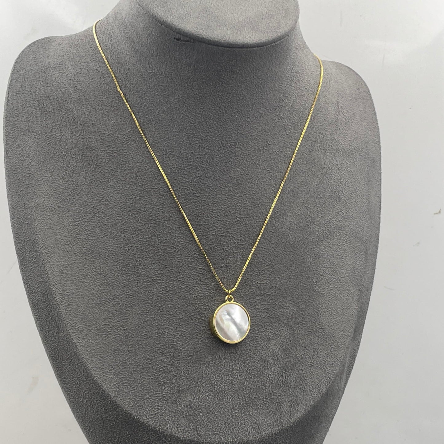 Warm Fortune Cubic Zirconia Pendant Necklace for Women,18K Gold Plated,16 inch + 2inch Chain