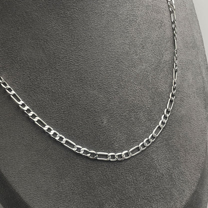 Warm Fortune Figaro Chain Necklace for Women: 18K Gold Plated, Adjustable Chain (24") | Elegant & Versatile, an Ideal Layered Piece